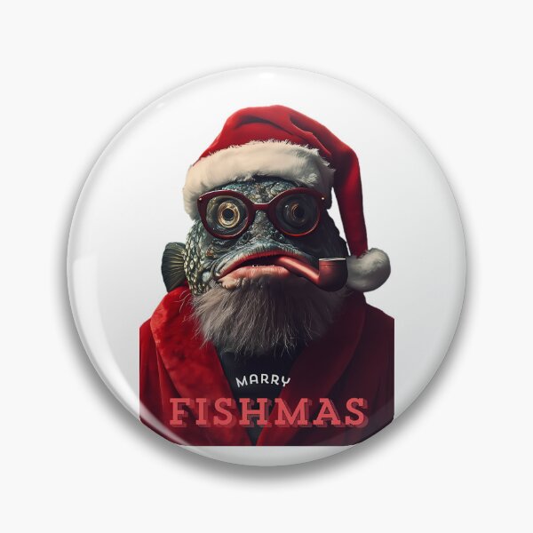 Item preview, merry fishmas Santa designed and sold by KseniiaFilatova.