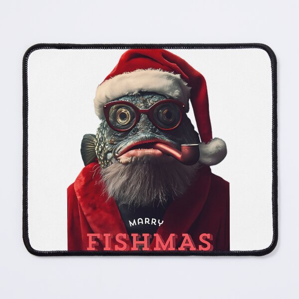 Item preview, merry fishmas Santa designed and sold by KseniiaFilatova.