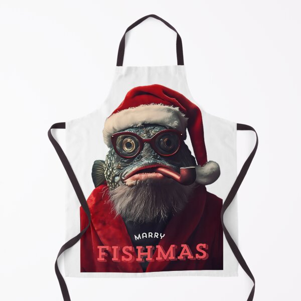 Item preview, merry fishmas Santa designed and sold by KseniiaFilatova.