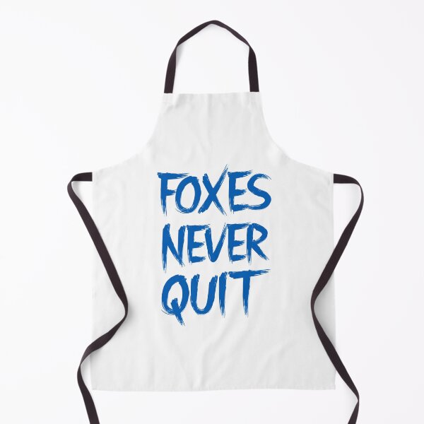 Item preview, Foxes Never Quit blue designed and sold by VRedBaller.
