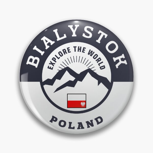 Item preview, Bialystok Poland Black and White Crest designed and sold by World Designs.