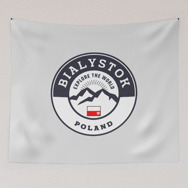Item preview, Bialystok Poland Black and White Crest designed and sold by World Designs.