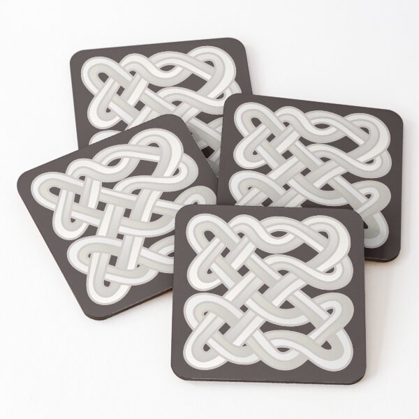 Item preview, LookViking Borre Pattern 1 Black and White designed and sold by lookviking.