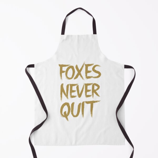 Item preview, Foxes Never Quit gold b designed and sold by VRedBaller.