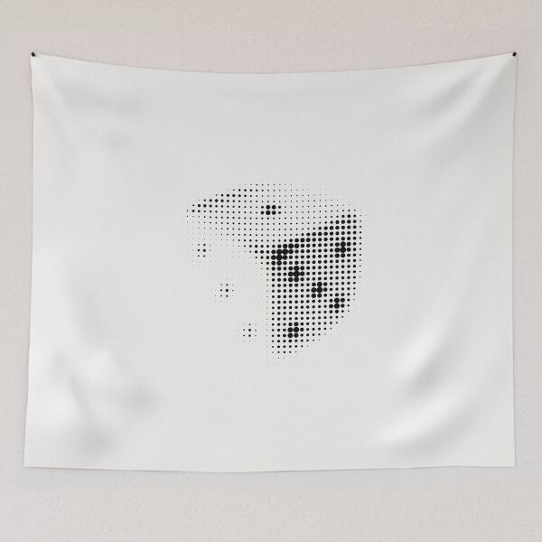 Item preview, Dice Black Halftone Effect designed and sold by trepiu.