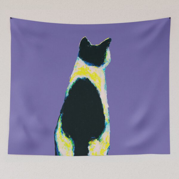 Item preview, a cat and fuji mountain designed and sold by MerryCrown.