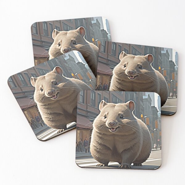 Item preview, Wombat on the street designed and sold by PierreAlbijanic.