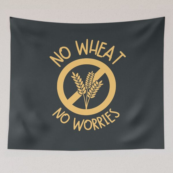 Item preview, Gluten Intolerance: No wheat, no worries. designed and sold by musthavewords.