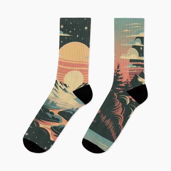 Item preview, Retro Horizons designed and sold by DreamyGod.