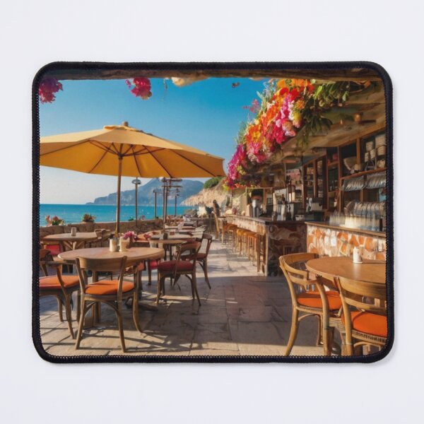 Item preview, Italian Cafe on the Ocean's Edge designed and sold by BlareBlare.