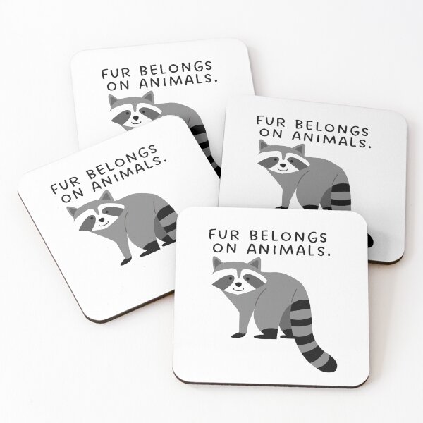 Item preview, Anti Fur: Fur belongs on animals. designed and sold by musthavewords.