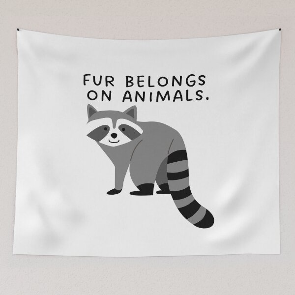 Item preview, Anti Fur: Fur belongs on animals. designed and sold by musthavewords.