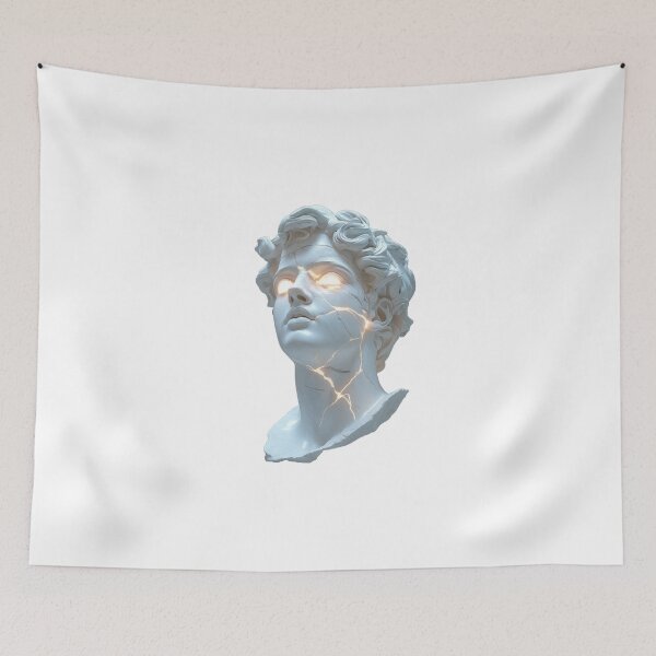 Item preview, Neon Gaze: Futuristic Greek Sculpture designed and sold by Enea Kelo.