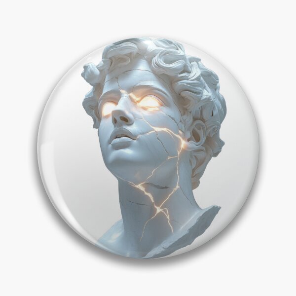 Item preview, Neon Gaze: Futuristic Greek Sculpture designed and sold by Enea Kelo.
