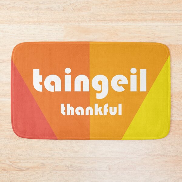 Item preview, thankful | taingeil (Scottish Gaelic translation) sqaure designed and sold by Mamaidh Made.