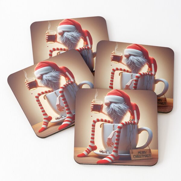 Item preview, Exhausted Santa & Merry Christmas! designed and sold by Shs-Kenya.