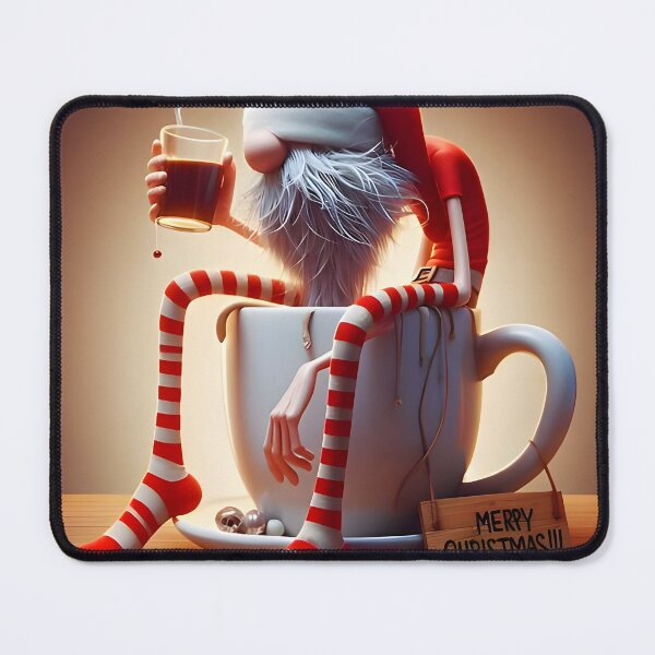 Item preview, Exhausted Santa & Merry Christmas! designed and sold by Shs-Kenya.