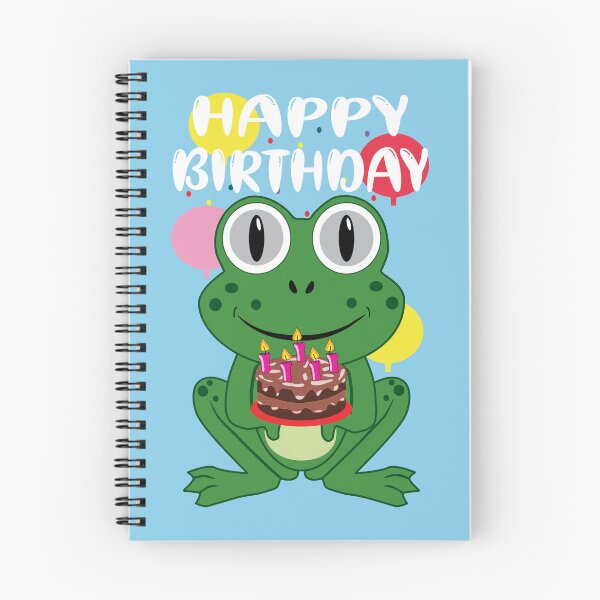 Item preview, An Adorable Happy Birthday Frog For Boys By Tjays designed and sold by TJays.