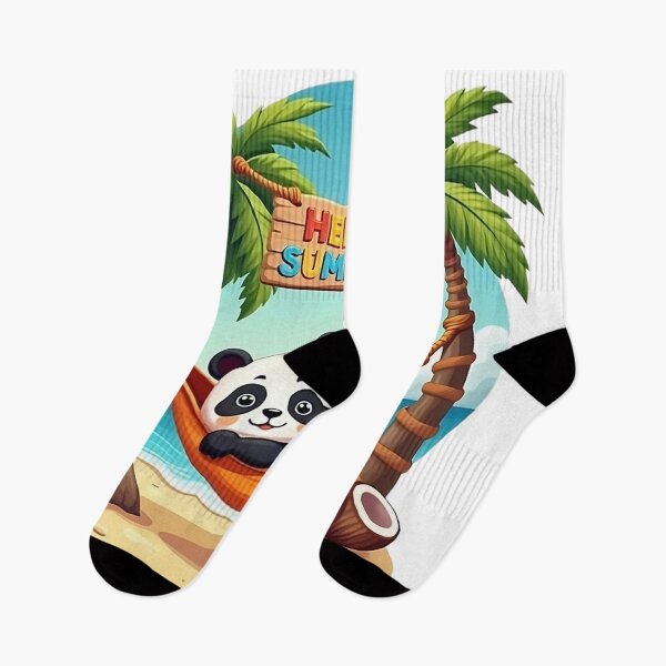 Item preview, Hello Summer adorable Panda Design designed and sold by Casanova7000.