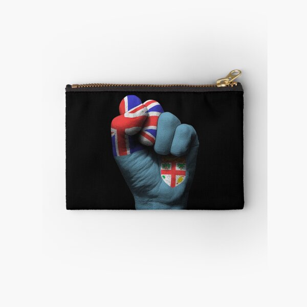 Item preview, Flag of Fiji on a Raised Clenched Fist  designed and sold by JeffBartels.