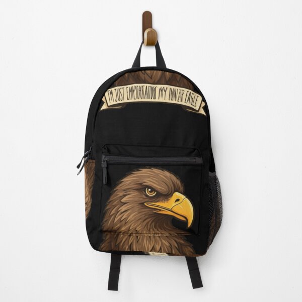 Item preview, I'm just embracing my inner eagle_ Black. designed and sold by oceanisea.