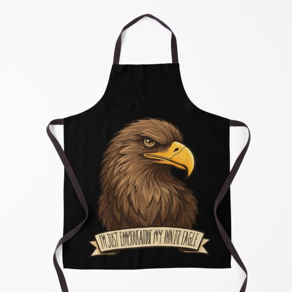 Item preview, I'm just embracing my inner eagle_ Black. designed and sold by oceanisea.