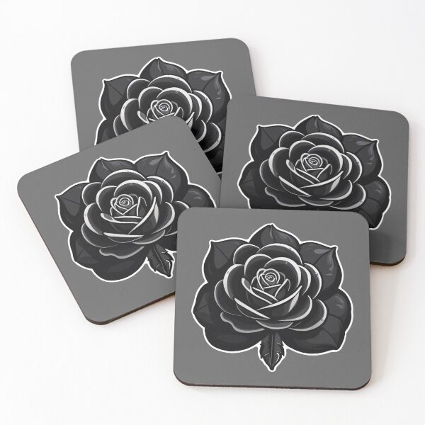 Item preview, Black Goth Flower designed and sold by MadnessEnvelope.