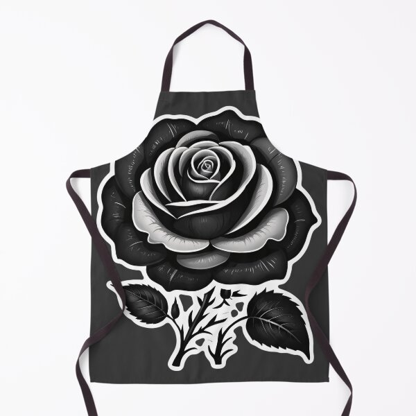 Aperçu de l'œuvre Fleur de rose gothique esthétique noire créée et vendue par MadnessEnvelope.