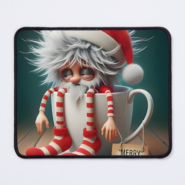 Item preview, Adorable Tired Santa & Christmas designed and sold by Shs-Kenya.