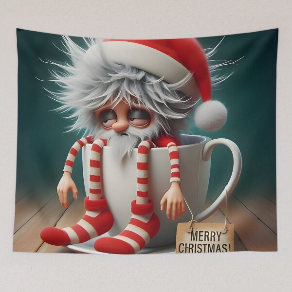 Item preview, Adorable Tired Santa & Christmas  designed and sold by Shs-Kenya.