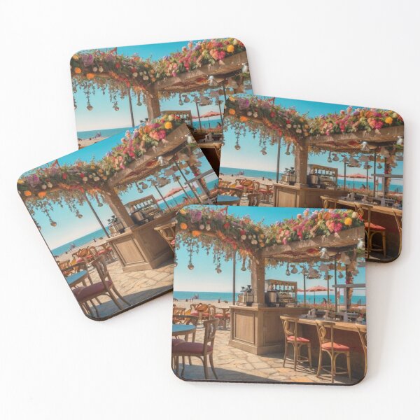 Item preview, Enchanting Italian Cafe with Ocean Views designed and sold by BlareBlare.