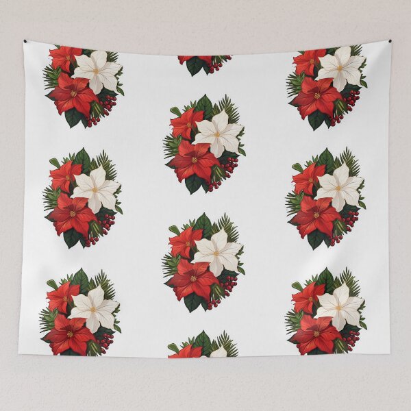 Item preview, Christmas flower bouquet designed and sold by MendaciousMina.