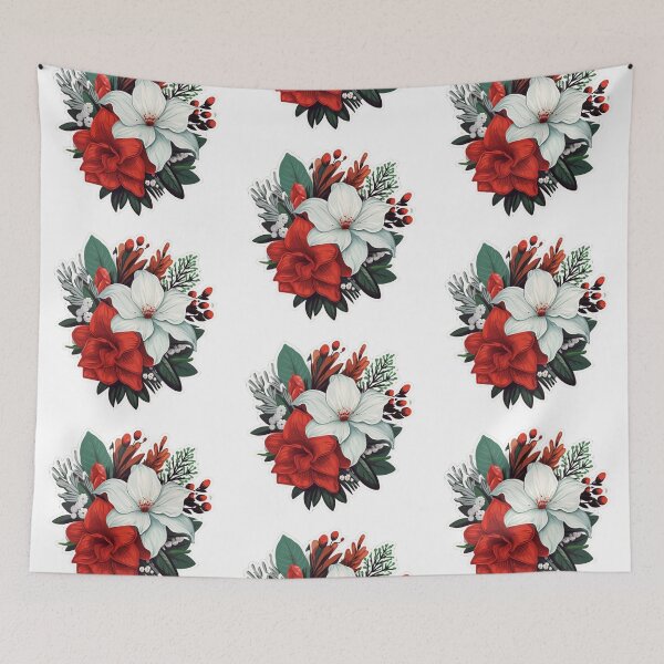 Item preview, Christmas flower bouquet designed and sold by MendaciousMina.