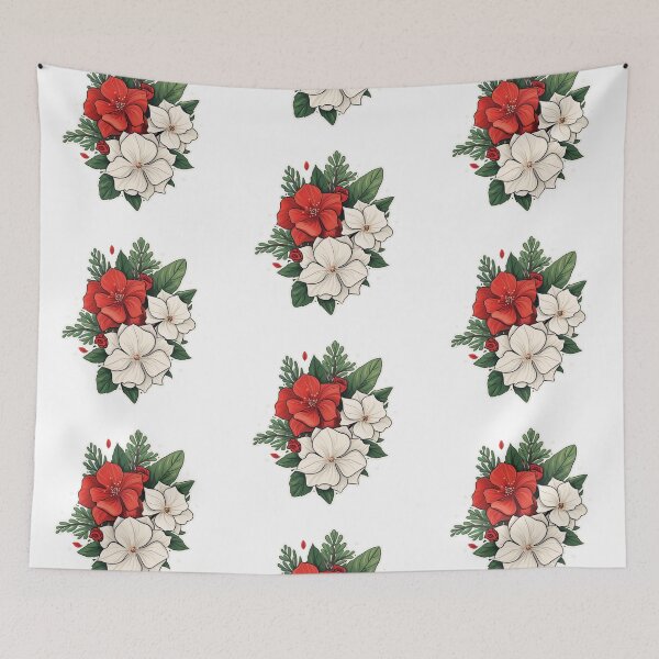 Item preview, Christmas flower bouquet designed and sold by MendaciousMina.