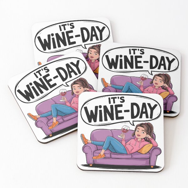 Item preview, It’s wine-day designed and sold by Skelen2014.