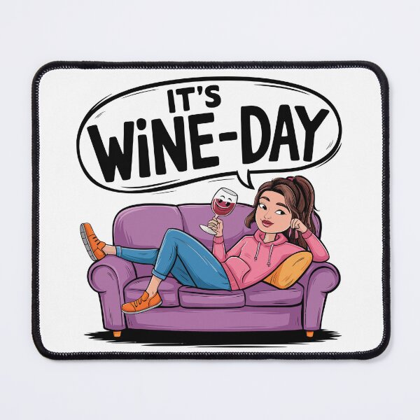 Item preview, It’s wine-day designed and sold by Skelen2014.
