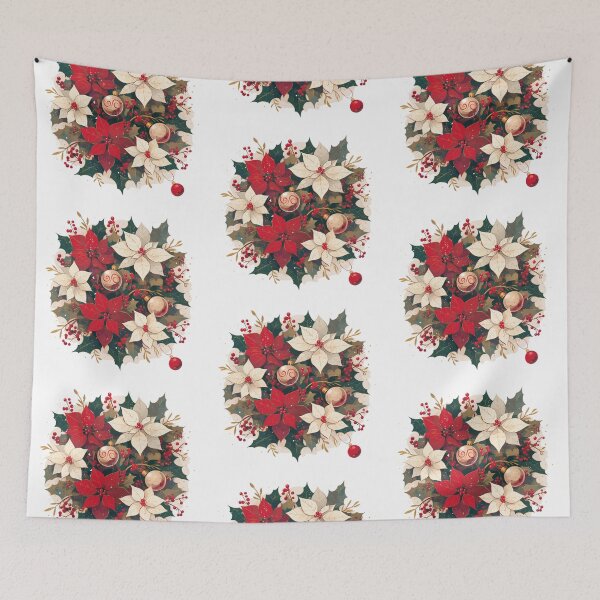 Item preview, Christmas flower bouquet designed and sold by MendaciousMina.