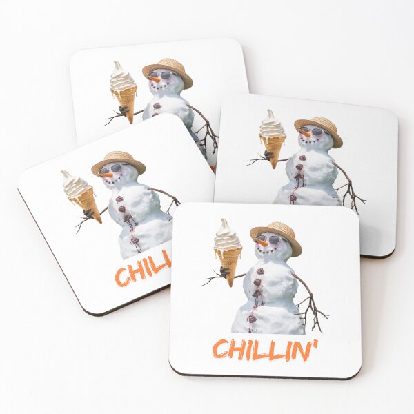 Item preview, Chillin’ snowman with ice cream designed and sold by ArT-shirtsR.