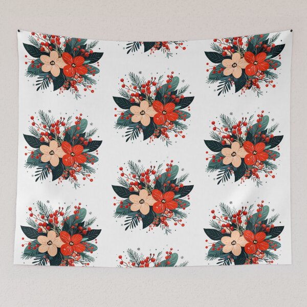Item preview, Christmas flower bouquet designed and sold by MendaciousMina.