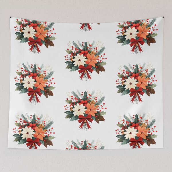Item preview, Christmas flower bouquet designed and sold by MendaciousMina.