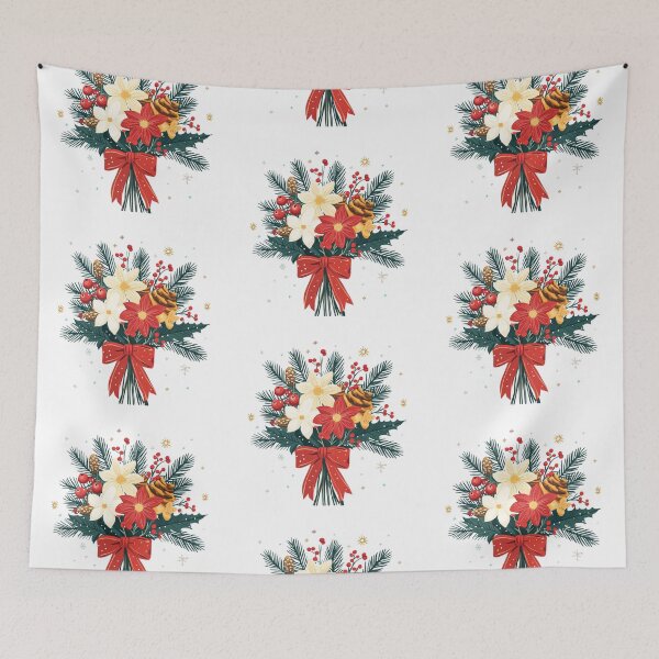Item preview, Christmas flower bouquet designed and sold by MendaciousMina.