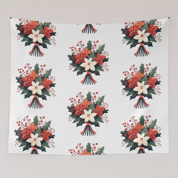 Item preview, Christmas flower bouquet designed and sold by MendaciousMina.