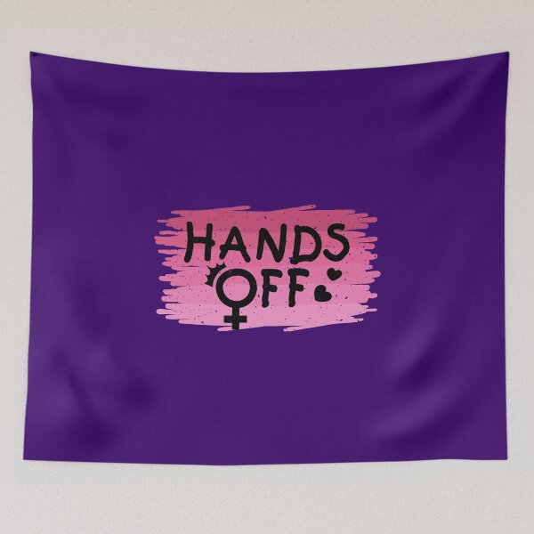 Item preview, Hands Off: Feminist Symbol of Strength designed and sold by ArtHavenDesign.