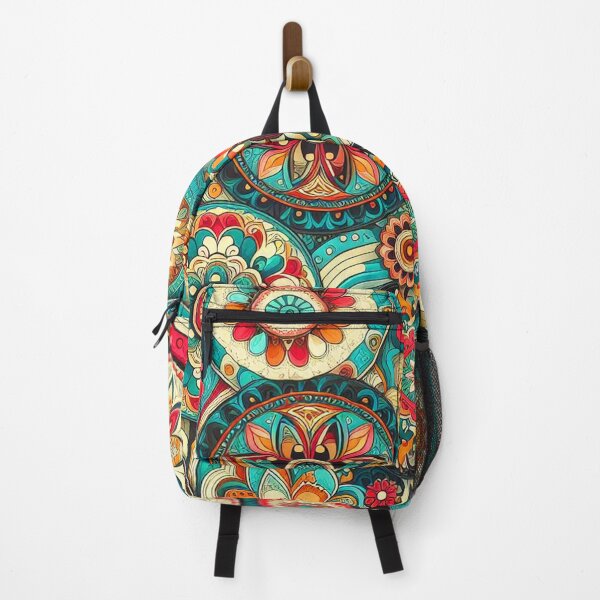 Item preview, 70s Petal Harmony: Vintage Floral Pattern in Retro Style designed and sold by Arte Cartoon From TagTeam Group.