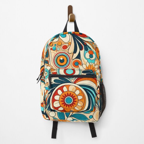 Item preview, Seventies Petal Harmony: Vintage Floral Pattern in Retro Style designed and sold by Arte Cartoon From TagTeam Group.