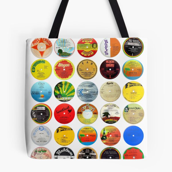 Item preview, Reggae Music Abstract Print - Vinyl Inlay Print - Greatest Reggae Albums designed and sold by Mr Mustard Prints.