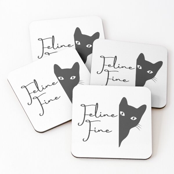 Item preview, Feline Fine Black Cat designed and sold by Nicheba.