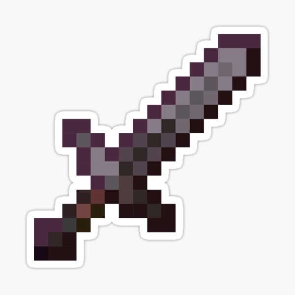 Item preview, Netherite Minecraft sword designed and sold by goal-getter.