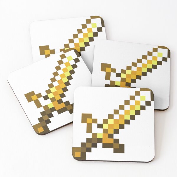 Item preview, Golden Minecraft sword designed and sold by goal-getter.