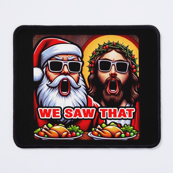 Item preview, We Saw That Jesus Christ Santa Claus designed and sold by plushism.